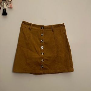 Shein Cute Button Up Mini Skirt